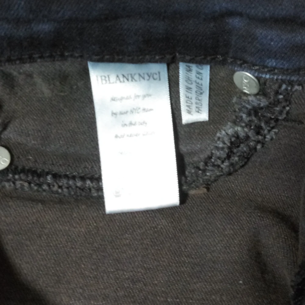 Blank NYC Dark Wash Low Rise Skinny Jeans
